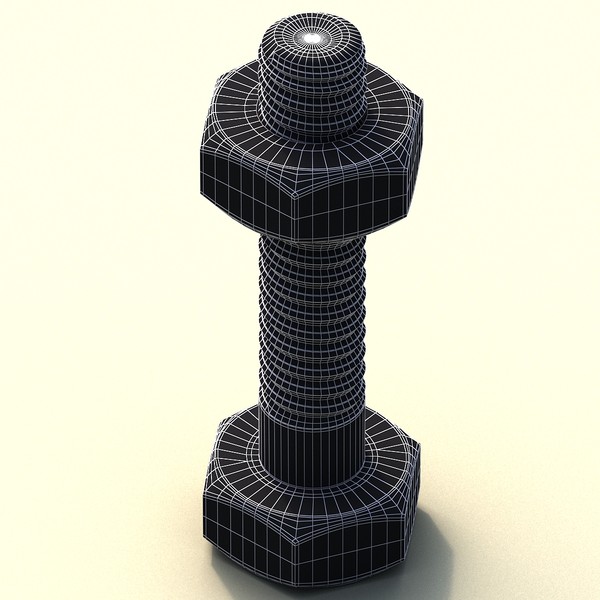 nut bolt 3d max - Nut Bolt... by mardiner
