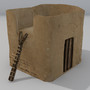 adobe dogon buildings 3d model