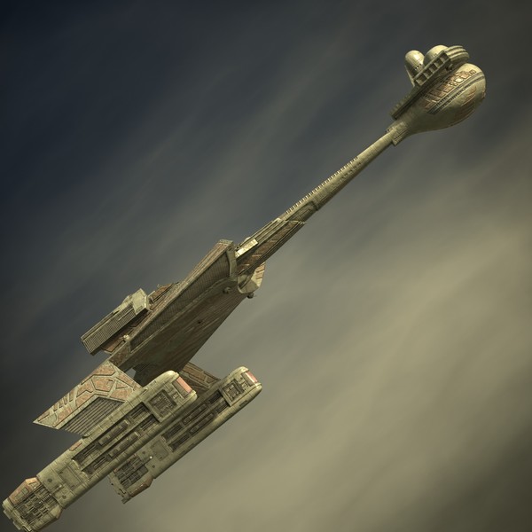 klingon k t inga 3d model - K'T'Inga Battlecruiser... by luki82