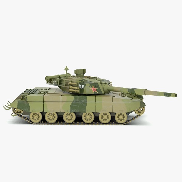 3d chinese type 98 battle tank model - Type 98 Chinese tank... by Sandu_Bublic