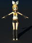3d cartoon woman girl