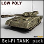 sci-fi tank 1 3d 3ds