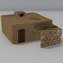 3d adobe dogon buildings model