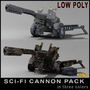 sci-fi cannon pack sci fi 3d 3ds