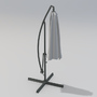 closed patio umbrella 3d 3ds