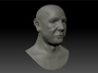 3ds bust old man