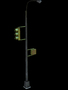traffic light lamp 3d obj