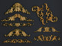 3d model classical decoration ornamental