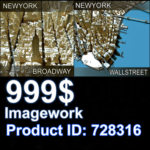 new york manhattan streets 3d obj - New York Wall street zone... by Imagework