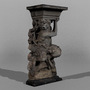 statue dresden pan 3d model
