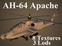 hughes attack helicopter 3d max