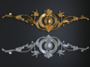 3d model classical decoration architectures