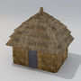 3ds max n straw hut