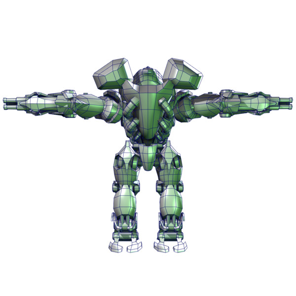assault robot obj - Mech, Heavy Assault Robot.... by beyond3D