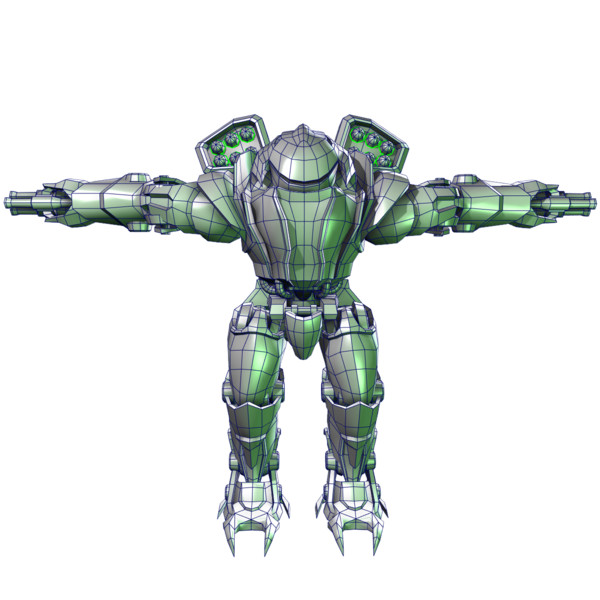 assault robot obj - Mech, Heavy Assault Robot.... by beyond3D