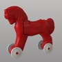 3dsmax horse toy