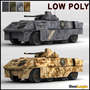 futuristic apc military tank 3ds