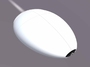 3d futurist shuttle class model