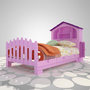 3d pink bed furniture