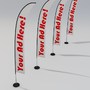 feather flag sign 3d 3ds