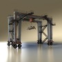 3d model gantry crane