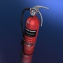 3d model extinguisher