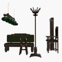 billiard furniture 3d model