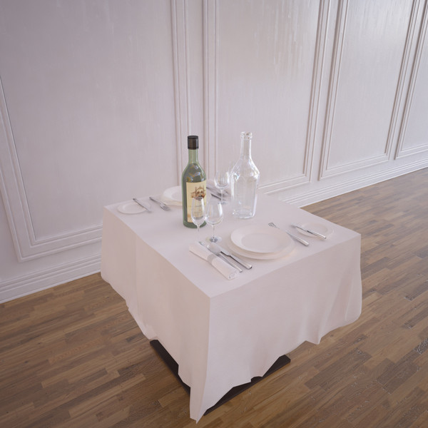 3d dining table - Dining Table... by TheToastMaster