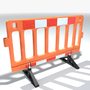 3dsmax traffic barrier works