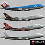 3ds max b747-400 aircraft simulation