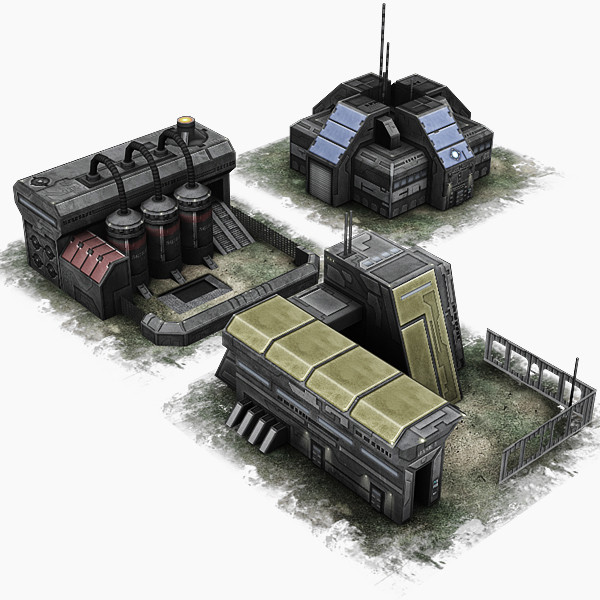 3ds military building - RTS building pack... by Hobgob