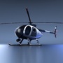 police helicopter 3d model
