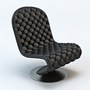 3ds chair modeled