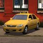 3d toyota corolla taxi cab