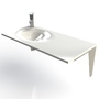 3d wash basin drop 800-400 model