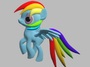 3d max rainbow dash
