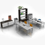 office set 04 3dgm 3d model