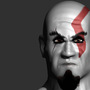 3d model kratos bust