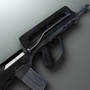 famas f1 assault rifle 3d fbx