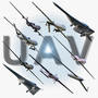3d unmanned aerial vehicles model