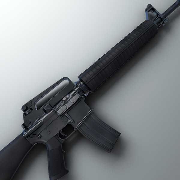 M16 Assault Rifle Hi-Res 3D Models