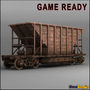 3d model hopper car