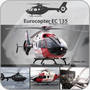 3d eurocopter ec 135 helicopter model