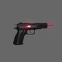 sci-fi gun 3d model