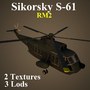 3d sikorsky rm2 helicopter