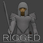 resolution medieval warrior rigged 3d blend