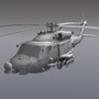 seahawk military helicopter 3d max