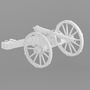 3d renaissance cannon model