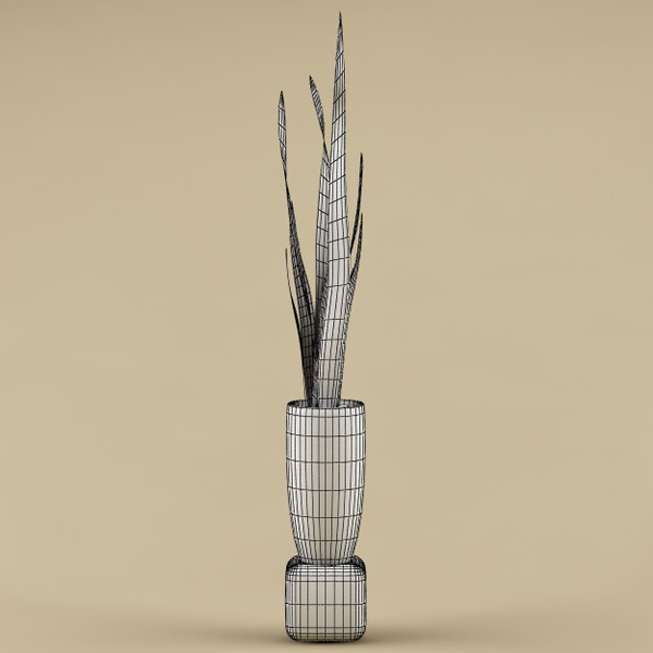 plant flowerpot 3d model - plant with flowerpot_11... by bihoreanul