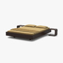 3d model of simple bed walnut wood